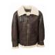 Men B3 Sheepskin Leather Bomber Aviator Jacket