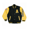 Mens American Flag Hooah Army Varsity Jacket
