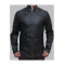 Mens Batman Black Logo Leather Jacket