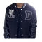 Mens J Cole Dreamville Tour Bomber Varsity Black Jacket