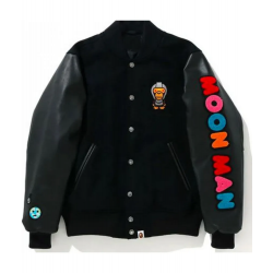 Mens Kid Cudi X Moon Man Bomber Varsity Jacket