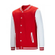 Mens Lightweight Varsity Rib Knit Bomber Jacket