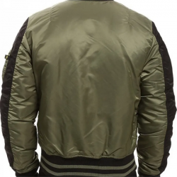 Mens MA 1 Varsity Flight Satin Bomber Jacket Mens MA 1 Varsity Flight Satin Bomber Jacket
