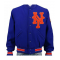 Mens New York NY Mets Blue Wool Jacket