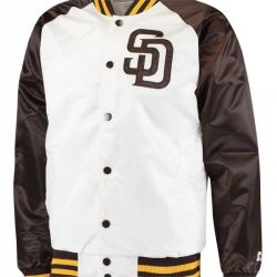 Mens Padres San Diego SD Varsity Jacket