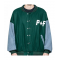 Mens Places Plus Faces Varsity Blue and Green Jacket