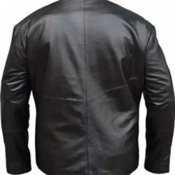Mens Punisher Exclusive Skull Halloween Black Leather Motorcycle Jacket Mens Punisher Exclusive Skull Halloween Black Leather Motorcycle Jacket