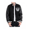 Mens Raiders Black Letterman Jacket