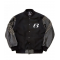 Mens Ruff Ryders Black Varsity Studded Jacket
