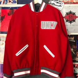 Mens UNLV Letterman Varsity Wool Jacket