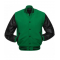 Mens Varsity Black and Green Jacket
