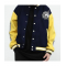 Mens Varsity CZ Editorial Department Baseball Wool Jacket