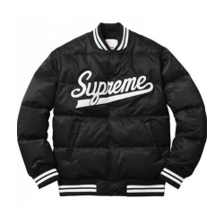 Mens Varsity Puffy Satin Jacket