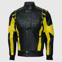 Mens Batman Arkham Knight Leather Jacket Costume Mens Batman Arkham Knight Leather Jacket Costume