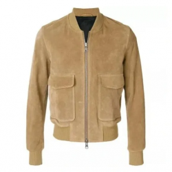 Mens Beige Suede Leather Jacket Mens Beige Suede Leather Jacket