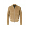 Mens Beige Suede Leather Jacket