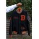 Mens Black Resistance Varsity Jacket Mens Black Resistance Varsity Jacket