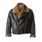Mens Black Sheepskin Leather Jacket
