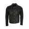 Mens Black Suede Leather Jacket