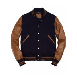 Mens Blue Varsity Jacket