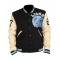 Mens Eddie Murphy Detroit Lions Beverly Hills Cop Axel Foley Letterman Varsity Leather Jacket