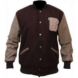 Mens Hotline Miami B Logo Varsity Wool Bomber Jacket Mens Hotline Miami B Logo Varsity Wool Bomber Jacket