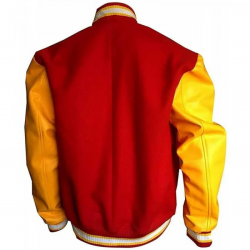 Mens Michael Jackson Thriller M Logo Varsity Letterman Jacket