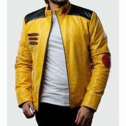 Mens Pokemon Pikachu Yellow Costume Leather Jacket. Pokemon Cosplay Jacket Mens Pokemon Pikachu Yellow Costume Leather Jacket. Pokemon Cosplay Jacket