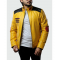 Mens Pokemon Pikachu Yellow Costume Leather Jacket. Pokemon Cosplay Jacket