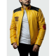 Mens Pokemon Pikachu Yellow Costume Leather Jacket. Pokemon Cosplay Jacket