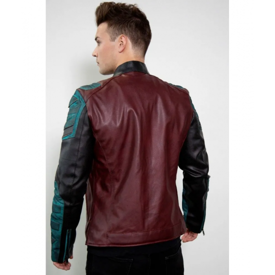 Mens Robin The Titans Leather Halloween Costume Jacket