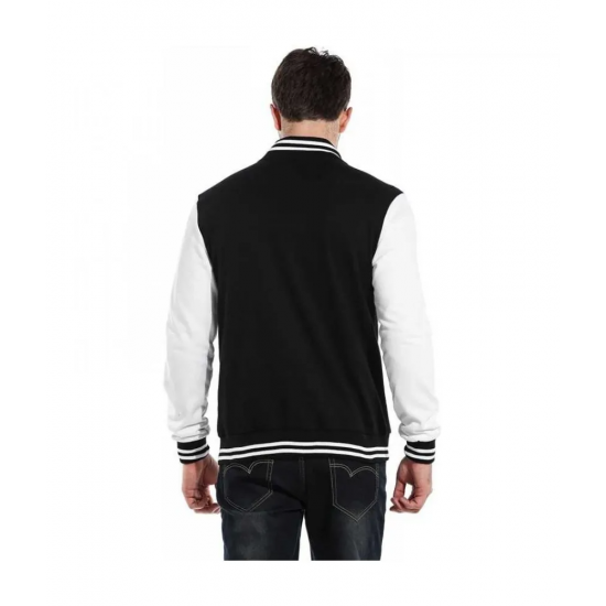 Mens Slim Fit Varsity Baseball Jacket