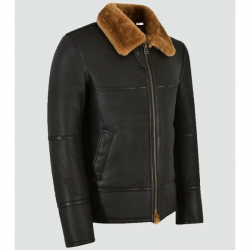 Mens Traditional Shearling Leather Jacket Mens Traditional Shearling Leather Jacket