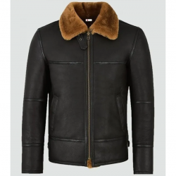 Mens Traditional Shearling Leather Jacket Mens Traditional Shearling Leather Jacket