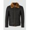 Mens Traditional Shearling Leather Jacket