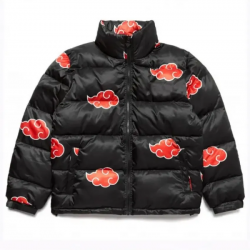 Mens Akatsuki Black Puffer Jacket Mens Akatsuki Black Puffer Jacket