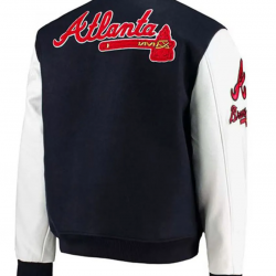 Men’s Atlanta Braves ATL Letterman Jacket Men’s Atlanta Braves ATL Letterman Jacket