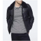 Mens Bomber Black Jacket with Sherpa Collar