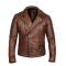 Mens Brown Motorcycle Jacket