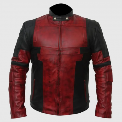 Mens Deadpool Leather Motorcycle Jacket For Bikers Mens Deadpool Leather Motorcycle Jacket For Bikers