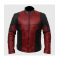 Mens Deadpool Leather Motorcycle Jacket For Bikers
