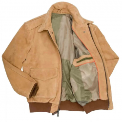 Mens Gentleman Pilot A 2 Flight Brown Suede Jacket Mens Gentleman Pilot A 2 Flight Brown Suede Jacket