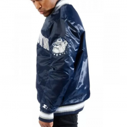 Mens Georgetown Blue Bomber Jacket