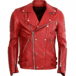 Mens Godspeed Motorcycle Padded Leather Jacket Mens Godspeed Motorcycle Padded Leather Jacket