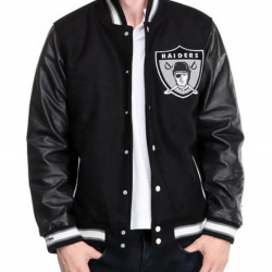 Mens Oakland Raiders Varsity Jacket