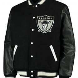 Mens Oakland Raiders Varsity Jacket