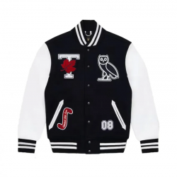 Mens Octobers Very Own Omega Varsity Jacket