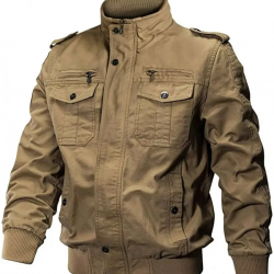 Mens Pilot Bomber Flight Jacket