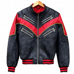 Miles Morales Spider Man Black Motorcycle Leather Jacket
