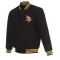 Minnesota Vikings Black Wool Jacket